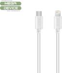 ACME Кабел acme cb1061w, usb-c към lightning, 1m, Бял (cb1061w)