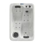 Sanotechnik SPLIT kültéri masszászmedence, gyöngyházfehér (SPA30) - zuhanystore