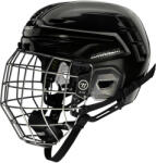 Warrior Europe Cască de hochei Alpha e Combo Black Senior M