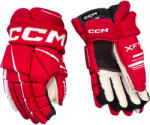 CCM Mănuși de hochei Tacks XF 80 Red/White Junior 10 inci
