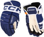 CCM Mănuși de hochei Tacks 4 ROLL PRO 3 Blue/White Senior 15 inci
