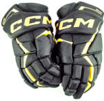 CCM Mănuși de hochei JetSpeed FT6 Black/Sunflower Junior 10 inci