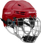 BAUER Cască de hochei RE-AKT 65 Combo Red Senior L