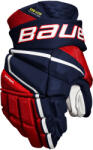Bauer Mănuși de hochei Vapor Hyperlite Navy/Red/White Junior 10 inci