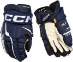 CCM Mănuși de hochei Tacks XF PRO Navy/White Junior 12 inci