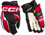 CCM Mănuși de hochei Tacks XF PRO Black/Red/White Senior 13 inci
