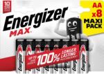 Energizer Elem, AA ceruza, 8 db, ENERGIZER "Max (E301531303) - tonerpiac