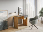  Íróasztal 1 fiókkal Artisan tölgy / antracit színkombinációban - COLIN (wipPUCOBI01MAAA0S5010)