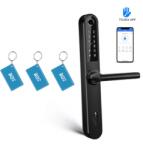  BOT Okos kilincs TTLock H1 fekete Kilincs-tengely távolság: 92 mm