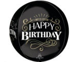 anagram Fólia gömb lufi 16" 40cm Orbz, Happy Birthday (LUFI396372)
