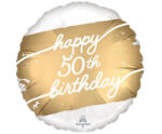 anagram Szám, Számos fólia lufi 18" 45cm - 50-es lufi, Happy Birthday 50 (LUFI714406)
