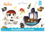 Decora Kiszúró készlet - kalózhajó és koponya