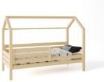  Házikó ágy prémium fiókkal ágy méret: 100 x 200 cm, fiók, lábak: lábakkal, fiók nélkül, Leesésgátlók: mindkettő