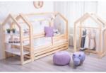  Házikó ágy prémium fiókkal ágy méret: 90 x 200 cm, fiók, lábak: lábakkal, fiók nélkül, Leesésgátlók: egyik sem