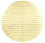 PartyDeco Krémes gömb alakú lampion - 35 cm