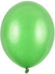 PartyDeco Zöld latex léggömb 27 cm, 10 db