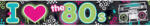 Amscan Banner Imádom a 80-as éveket