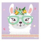 Amscan Láma mintás szalvéta