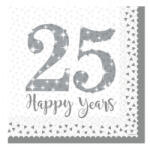 Amscan Szalvétek - 25. évforduló