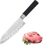 köken Cutit japonez Santoku Koken versatil in utilizare, lama din otel inoxidabil 17.2 cm, maner din PP, Profesional