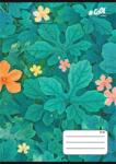 Victoria Füzet, tűzött, A5, vonalas, 32 lap, 4-8. osztály, COOL BY VICTORIA, Floral garden , 21-32 (ISVFC80)