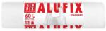 Alufix Szemeteszsák, köthető füllel, 60 l, 12 db, 63x71 cm, 10 , ALUFIX, fehér (MS6012GRUNINEW) - tabexpress