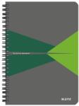 Leitz Spirálfüzet, A5, vonalas, 90 lap, PP borító, LEITZ Office , szürke-zöld (44991055/44990055) - tabexpress