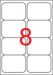 APLI Etikett, univerzális, 99, 1x67, 7 mm, kerekített sarkú, APLI, 800 etikett/csomag (02420) - tabexpress