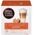 NESCAFÉ Kávékapszula, 8x2 db, NESCAFÉ DOLCE GUSTO Latte Macchiato , karamellás (12422432) - tabexpress