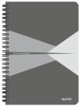 Leitz Spirálfüzet, A5, vonalas, 90 lap, PP borító, LEITZ Office , szürke (44991085/44990085) - tabexpress