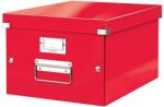 LEITZ Doboz, A4 méret, LEITZ Click&Store , piros (60440026) - tabexpress