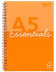 Pukka Pad Spirálfüzet, A5, vonalas, 80 lap, PUKKA PAD Unipad Essentials Jotta , vegyes (ESS-JOTA5AST)