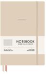 Shkolyaryk Publishing House Jegyzetfüzet, A5, kockás, 96 lap, puhafedeles, SHKOLYARYK Genius , Latte (A5-7109K)
