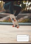 Victoria Füzet, tűzött, A5, vonalas, 32 lap, 4-8. osztály, COOL BY VICTORIA, Skateboard , 21-32 (ISVFC79)