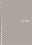 Shkolyaryk Publishing House Spirálfüzet, A6, kockás, 80 lap, PP borító, SHKOLYARYK Genius , vegyes (A6-080-6807K)