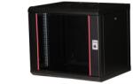 EQUIP Fali Rackszekrény - EPM-09-6045-B-CBAA (19", 9U, 600x450mm, előre szerelt, fekete) (EPM-09-6045-B-CBAA) - pixel