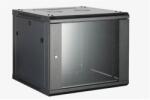 HIKVISION Rackszekrény - 19" fali kivitel (9U, 600x450x500, fekete, egyrekeszes, üvegajtós, max. 40 kg) (DS-XS6409-S/B) - pixel