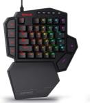 Redragon K585 Egykezes Vezetékes Mechanikus Gaming Billentyűzet - Blue Switch, Fekete