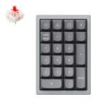 KEYCHRON Q0 Gateron G Pro Red Mechanikus Numerikus Billentyűzet - Szürke Q0-D1