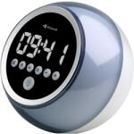 Kisonli Тонколона Kisonli Q6C, Bluetooth, SD, FM, RGB, Бял - 22283 Будилник