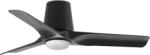 Faro Barcelona Ventilator LED dimabil de tavan FARO 33827WT-1TW HEY TUB S LED/10W/230V negru d. 90 cm WT + telecomandă (FA33827WT-1TW)