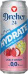 Dreher 24 Hydrate alkoholmentes világos sör és licsi-citrom ízű ital keveréke 0, 0% 0, 5 l - ecofamily