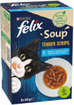 FELIX 6x48g Felix Soup Filet Ocean Selection macskaleves 4 + 2 ingyen