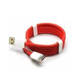 OnePlus Cablu de date si incarcare OnePlus USB-A la USB-C, 0, 95m, 2435313, Bulk (Alb/Rosu)
