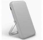 Uniq Hoveo mágneses Fast Wireless Type-C PD külső akkumulátor / powerbank, kártyatartóval szürke