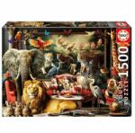 Educa 1500 db-os puzzle - Az állatok rezidenciája (20245) (20245)