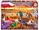 Educa 1000 db-os puzzle - Kutyák a strandon (20312) (20312)