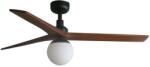 Faro Barcelona FARO 34277WT-11L - Ventilator KLIM M 1xE27/15W/230V nuc/ negru Ø125 cm WT+DO (FA34277WT-11L)
