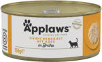 Applaws 6x156g Applaws Csirkemell & sajt húslében nedves macskatáp 5+1 ingyen