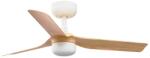 Faro Barcelona Ventilator LED dimabil FARO 33821WT-1TW MINI PUNT S LED/10W/230V maro/alb d. 90 cm WT + telecomandă (FA33821WT-1TW)